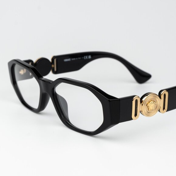 Versace Men Black Geometric Eyeglasses VE3320U GB1 BRAND NEW - Picture 5 of 14